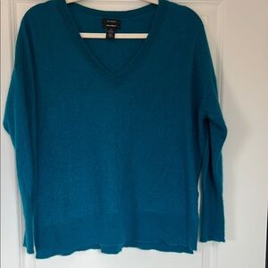 Halogen V-Neck Women's Cashmere Sweater